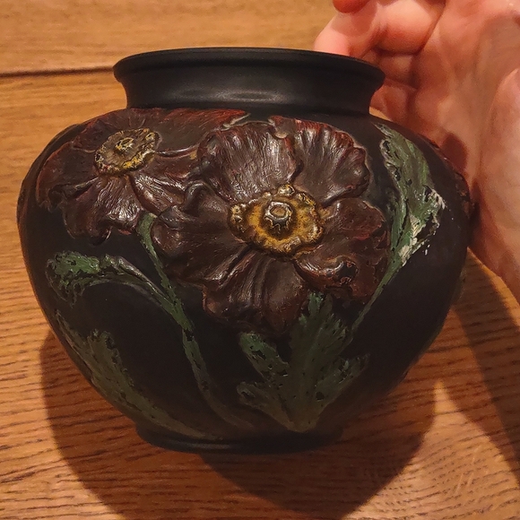 Tiffin Black Amethyst Poppy Vase - Picture 2 of 7
